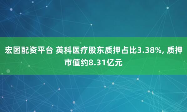 宏图配资平台 英科医疗股东质押占比3.38%, 质押市值约8.31亿元